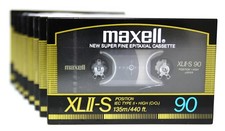 QTY. 8 Maxell XLII-S 90 CrO2 HIGH BIAS Cassette Tapes  MADE IN JAPAN 