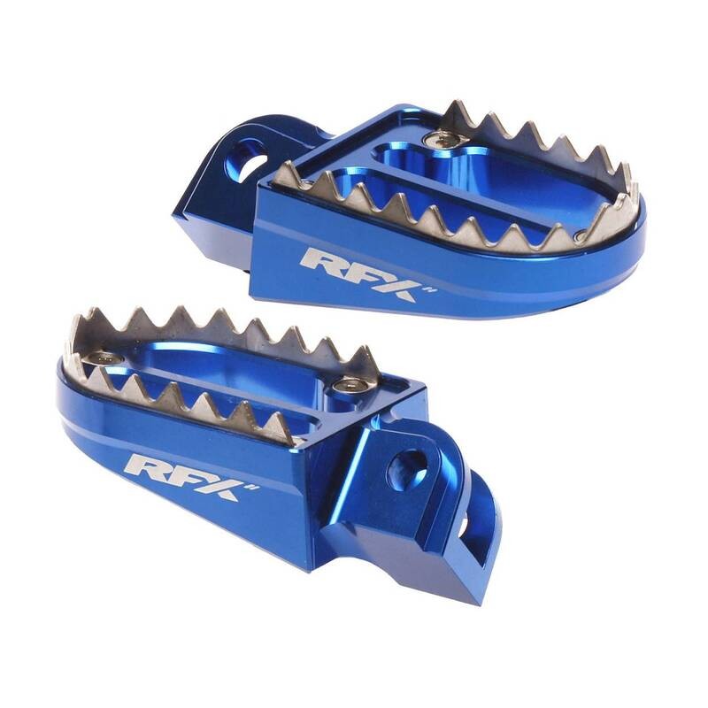 Repose-pieds RFX Pro cale-pied moto cross antidérapant en aluminium