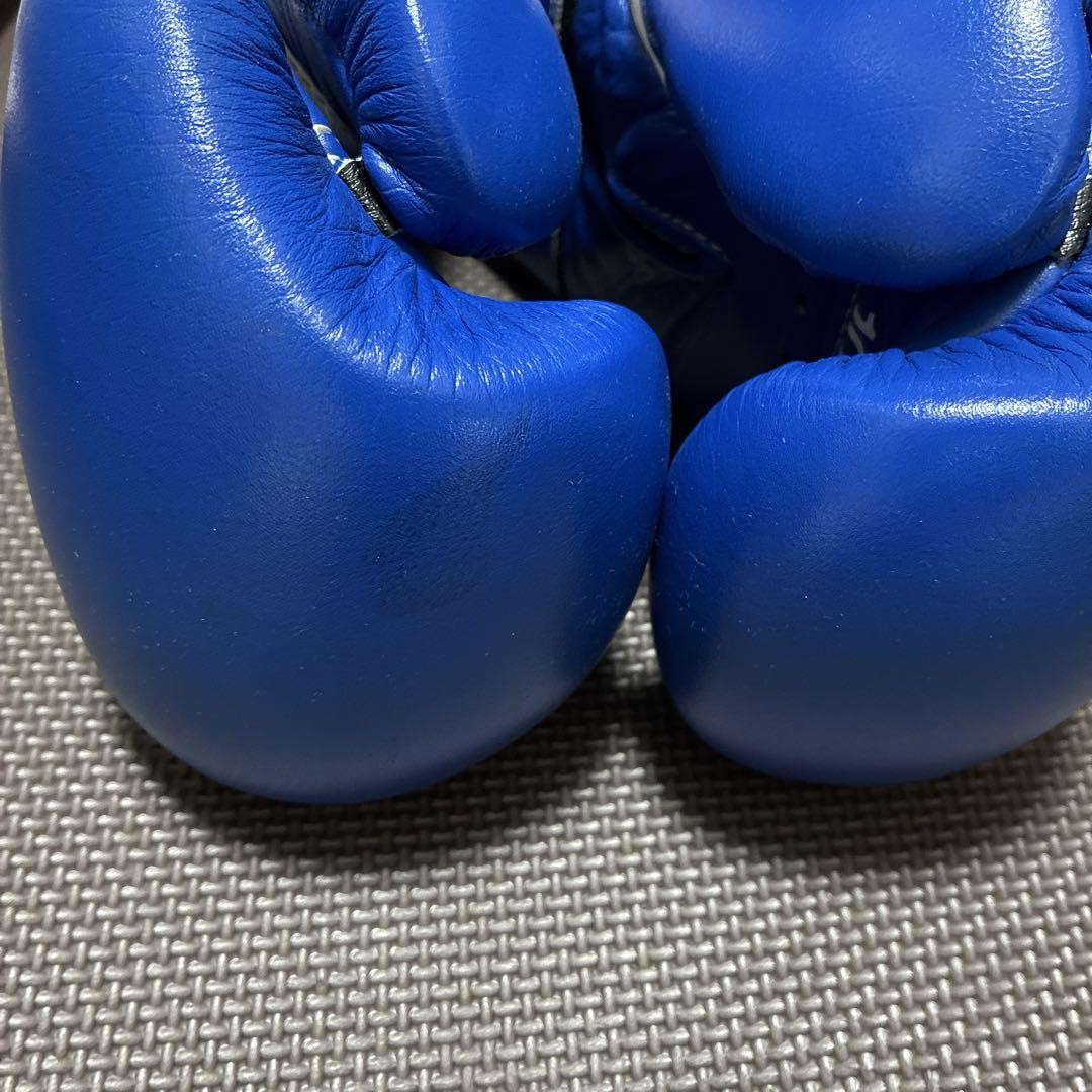 【極美品】winning　10oz　グローブ　ブルー　正規品　MS-300B Winning Boxing Gloves MS-300B Professional Tape Type 10oz