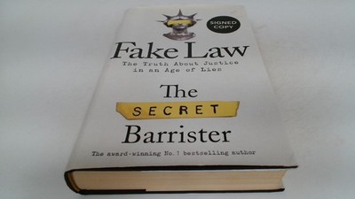 			Fake Law (Signed.), Barrister, The Secret, Picador, 2020, Hardcov		