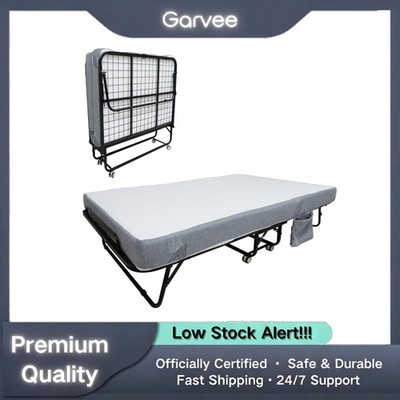 75x31/38/45in Portable Rollaway Folding Bed with Mattress and Frame for Adults