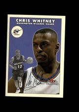 Chris Whitney 2000-01 Fleer Tradition Basketball #29 Washington Wizards