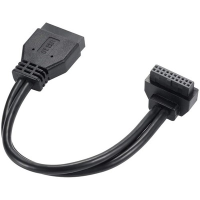 18cm USB 3.0 19-Pin Male/Female Extension Cable - Superior Data Transfer Speed