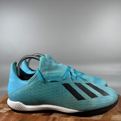 Adidas X 19.3 TF Mens Soccer Cleats Bright Cyan Black F35375 Size 7.5