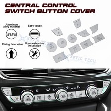 Silver Center Console Ac Button Switch Patch Cover Trim For Honda Accord 10th Silver Center Console Ac Button Switch Patch Cover Trim For Honda Accord 10th