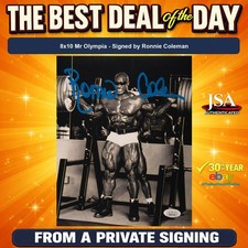 Ronnie Coleman Signed 8x10 Photo Mr Olympia JSA COA from Private Signing