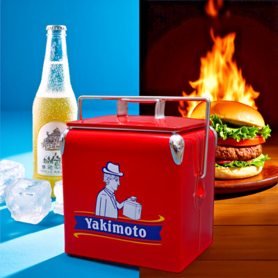Yakimoto 14Qt Cold and Hot Resistant Cooler Box, Safe and Durable Ice Chest