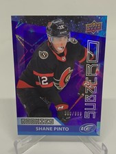 21-22 Shane Pinto /999 Ottawa Senators UD Ice Sub Zero Rookies #SZ-32