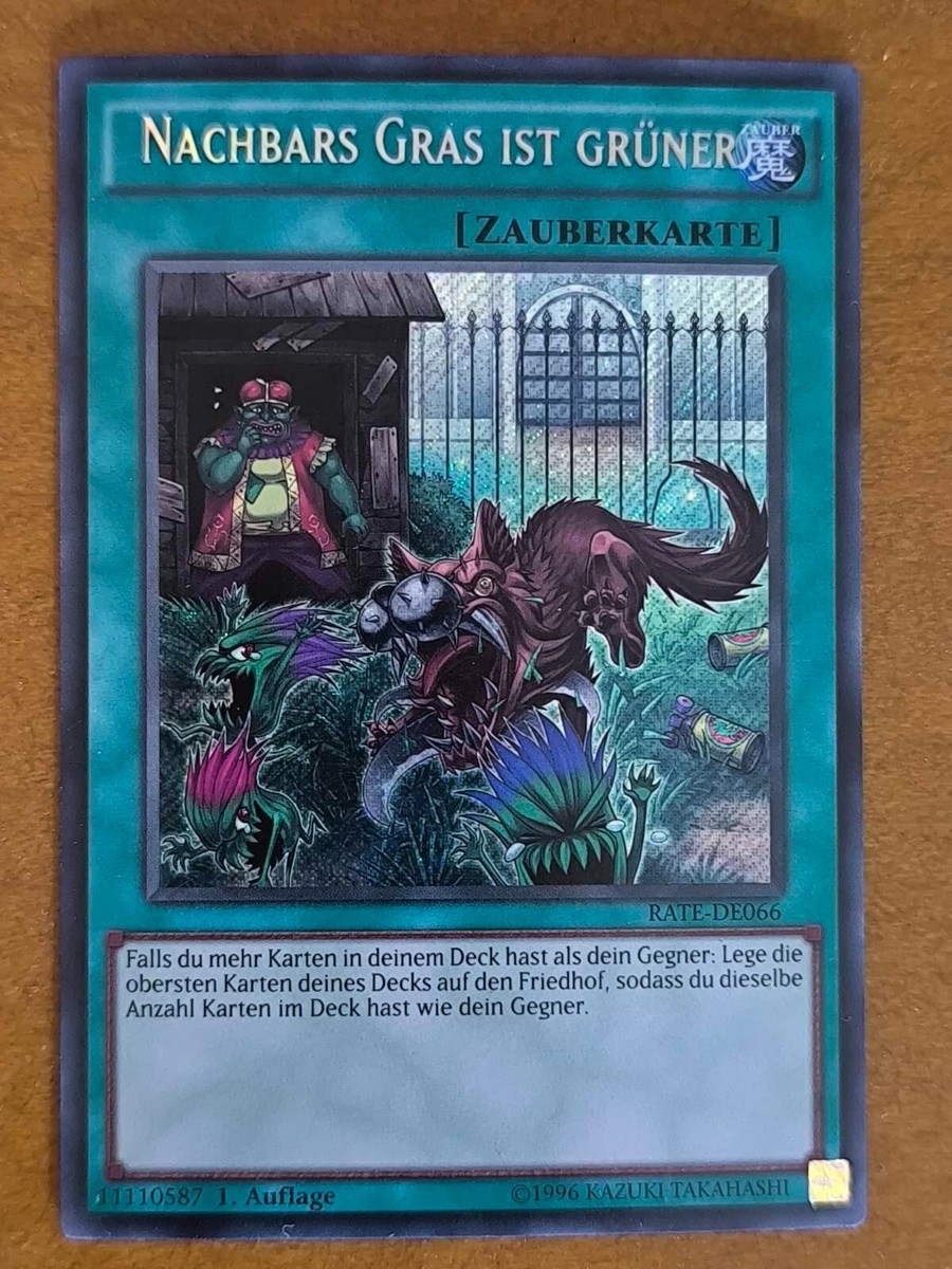 yugioh grass is greener deck Yu Gi Oh - That Grass Looks Greener - RATE-DE066