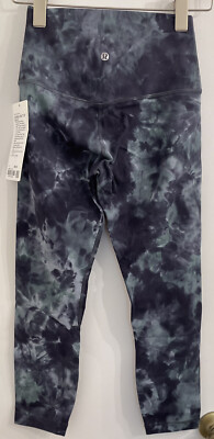 NWT Lululemon Align Pant 4 Diamond Dye Silver Blue Tidewater Teal Graphite 23 