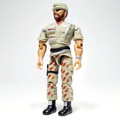  1986 Lanard THE CORPS! 3,75'' Actionfigure US MARINE LARGE SARGE V2 Vintage Toy