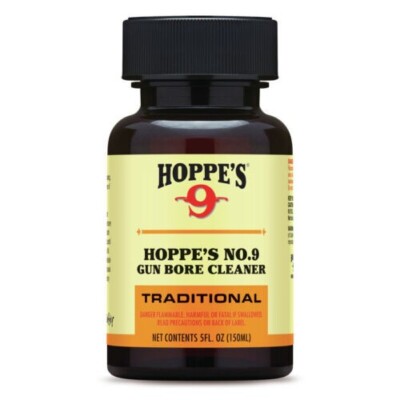Hoppe's No. 9 Gun Bore Cleaning Solvent 5 Ounce Bottle 904 USA Made