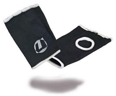 Ju-Sports- Innenboxhandschuhe schwarz. elastisch. 100% Baumwolle. waschbar. M/L.