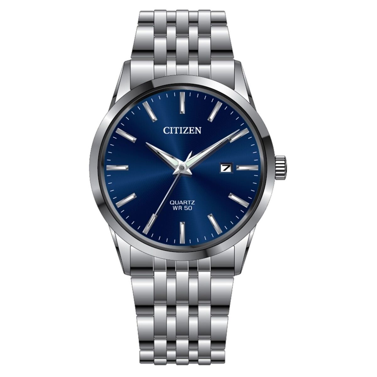 玄関先迄納品 Citizen BI5000 - Watch Steel Stainless Quartz Men's Dress その他
