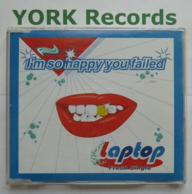 LAPTOP - I'm So Happy You Failed - Excellent Condition CD Single Island CID 754