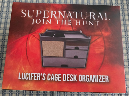 Supernatural CultureFly Exclusive Lucifer's Cage Desk Organizer - Picture 2 of 2