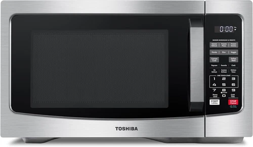 TOSHIBA EM131A5C-SS Countertop Microwave Ovens 1.2 Cu Ft, 1100W, Silver