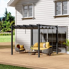 Backyard Pergola Awning Gazebo Canopy Furniture Barbecue Makeover Garden Shades