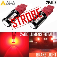 LED 4-STROBE Brake Tail Light Bulbs Lamp For 97-2001 Dodge Ram 1500 ST, Set of 2