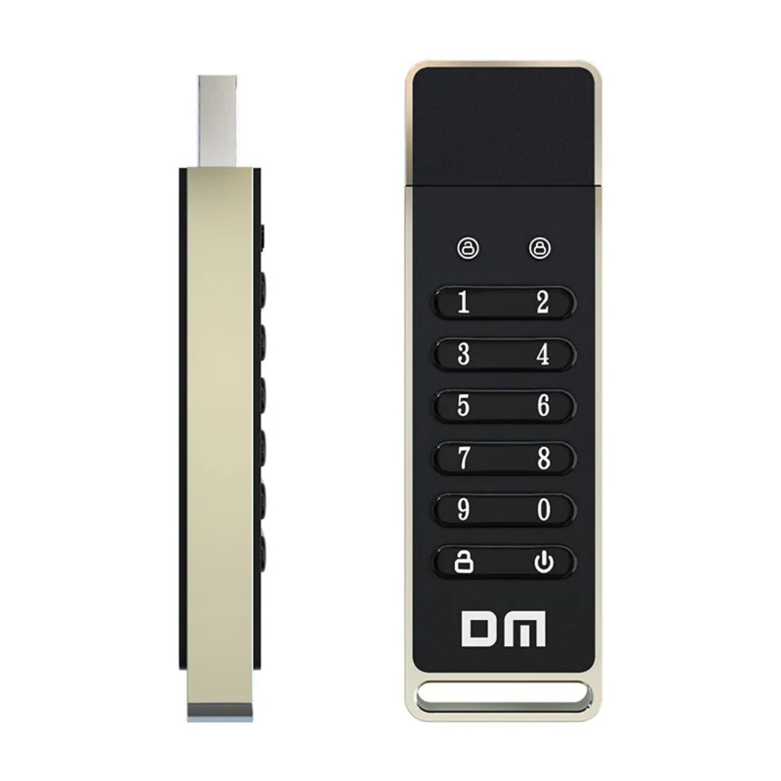 セキュリティ・セーフティ BAM DM FD063 256-bit Encrypted USB Drive Password Secure Flash Drive