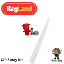 CIP Spinning Spray Kegland Brewzilla stainless swivel nut Barb Clean Mash Sparge