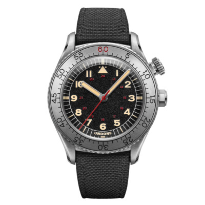 Undone Aero Commando Automatik Stahl Cordura Schwarz Herrenuhr