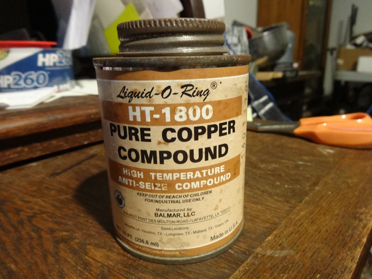 Associëren Helm voetstappen LIQUID-O-RING HT-1800 PURE COPPER COMPOUND HIGH TEMPERTURE ANTI-SEIZE COMPOUND | eBay Associëren Helm voetstappen LIQUID-O-RING HT-1800 PURE COPPER COMPOUND HIGH TEMPERTURE ANTI-SEIZE COMPOUND | eBay