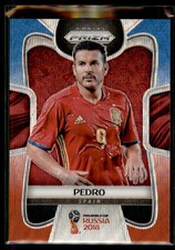 2018 Panini Prizm World Cup RED BLUE WAVE #206 Pedro - Spain Qty