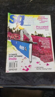 SG Surf Snow Skate Girl Magazine Dec/Jan 2004 Shannon Dunn Danny Fuller Indo