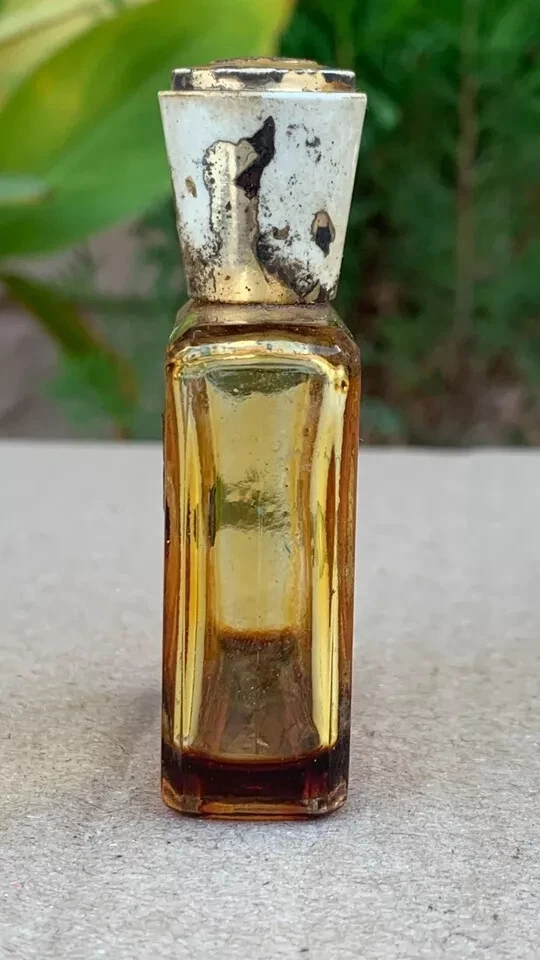 Vintage 1950 PATRA Perfume Gebrüder Kleiner Perfume Frasco Vazio Fabricado na Alemanha - Imagem 3 de 4