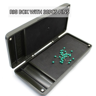 Mini Rig Safe Plastic Magnetic Fishing Storage Box Carp  Fishing