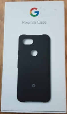 Authentic Google Fabric Case For Pixel 3a - Carbon - Sealed in Original Package