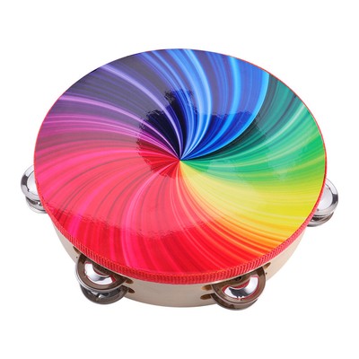  8 Inch Samba Zweireihige 8-Zoll-Lasertrommel Für Erwachsene Leichtes Tamburin