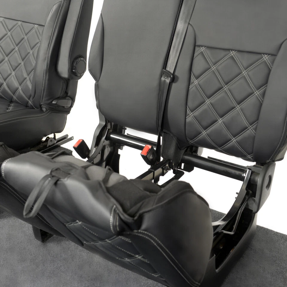 FUNDAS ASIENTO DELANTERO RENAULT TRAFIC SPORT BUSINESS+ (2022+) BENTLEY CUERO SINTÉTICO 639 Foto 3 de 4