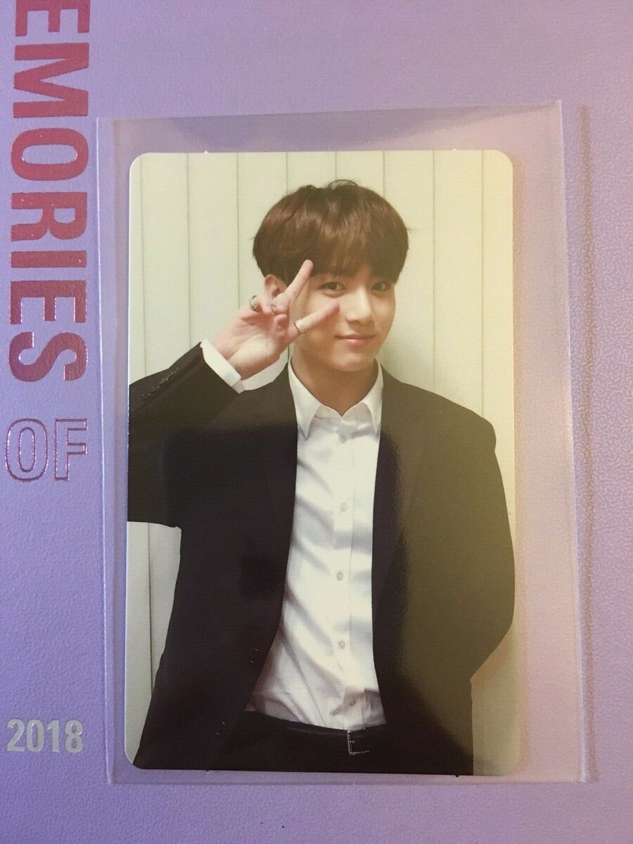 BTS Memories Of 2018 DVD Official [Photocard Only Jungkook] Tracking #