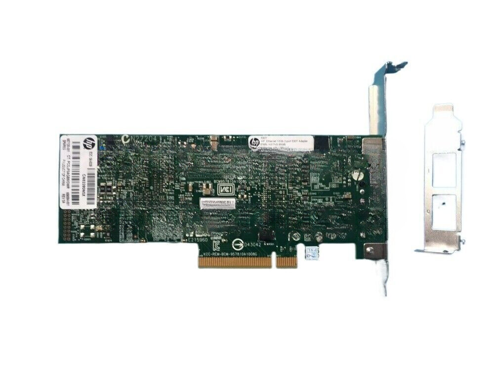 HP 530T 2-Port 10Gb Ethernet PCIe 2.0 Adapter 656596-B21 657128-001 656594-001 E - Foto 13