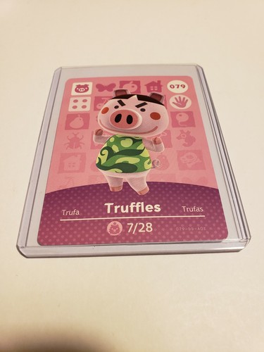 Animal Crossing Amiibo Card - Pancetti (#085) Series 1 - Mint, Never Scanned
