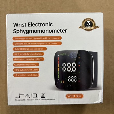 Intelli System Wrist Electronic Sphygmomanometer Blood Pressure Monitor
