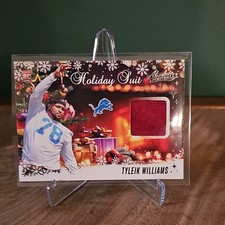 2025 Panini Absolute Football Tyleik Williams #HS-TWS Lions Rookie Memorabilia