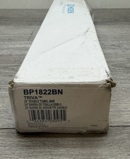 Moen BP1822BN Triva 24" Double Towel Bar, Brushed Nickel READ 