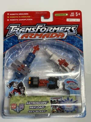 Transformers Armada - Astroscope, Payload, Sky Blast Mini-cons New MISP See Pics