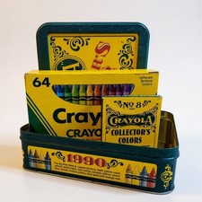 Crayola Crayon Collector's Colors Limited Edition Tin 1990 Set