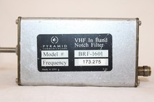 Pyramid BRF-1601 VHF Notch Filtro Banda Rifiuto 150-174MHz - SINTONIZZAZIONE RICHIESTA