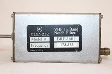 Pyramid BRF-1601 VHF Notch Filter Band Reject 150-174MHz - TUNING REQUIRED