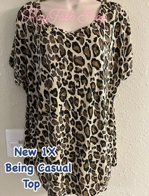New sz 18 (1X) Being Casual Top #393*6-