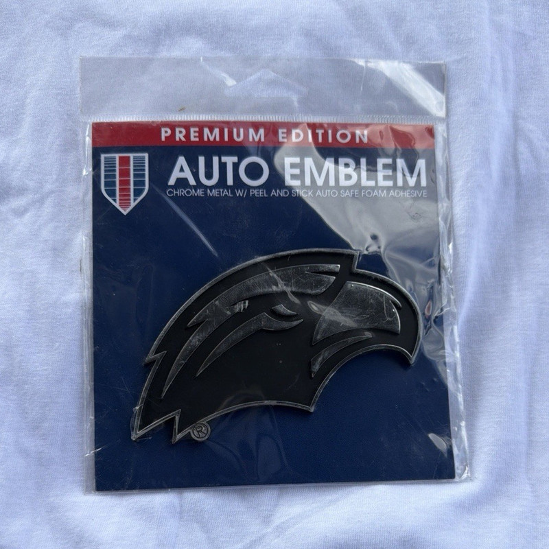 WinCraft Philadelphia Eagles NFL Premium Auto Emblem Black Chrome Metal