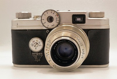 Argus C4 C FOUR 35mm Film Rangefinder Camera - Untested - Parts