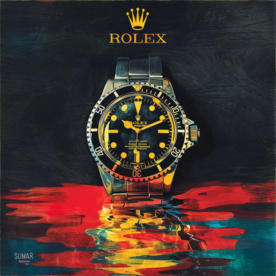 Rolex Watch Pop Art 24x24 Giclée Art Print Ltd 1/25 Signed COA Rombley Y13