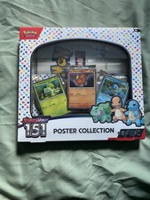 UNOPENED Pok mon TCG Scarlet Violet - 151 Poster Collection Box - 3 Packs