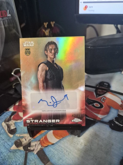 2025 Star Wars Chrome Autograph #A-MJ Manny Jacinto The Stranger #/99